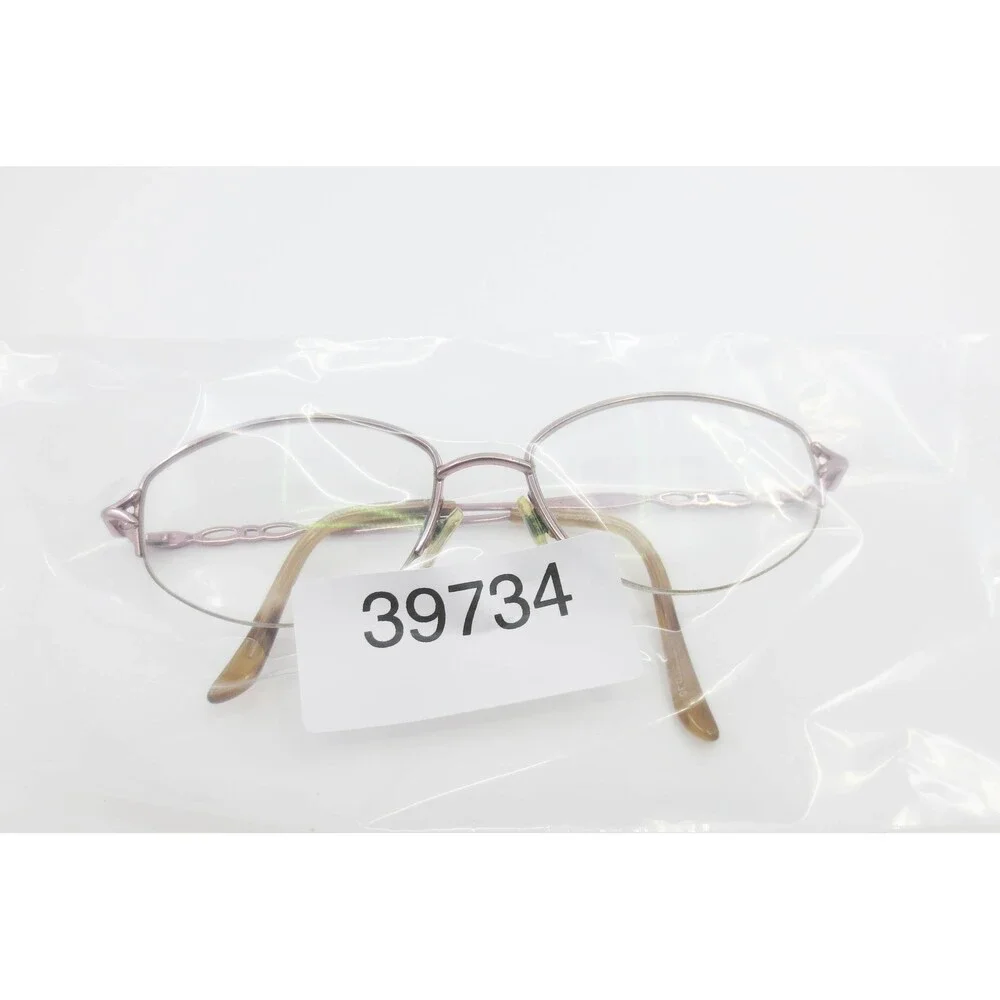 Sophia Loren M201 Zyloware Eyeglass Frames Mauve Rose Gold 52-16-135